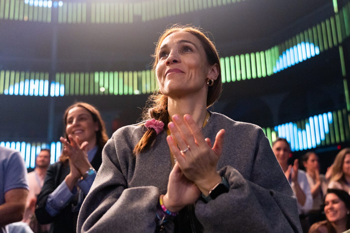 Asistentes durante la formación